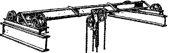 Однобалочный ручной мостовой кран