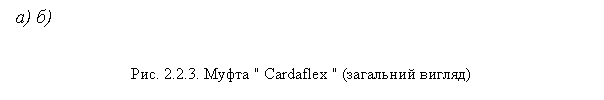 Подпись:  а) б)


Рис. 2.2.3. Муфта " Cardaflex " (загальний вигляд)

