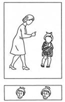 Рисунок №8 (для девочек). Тест тревожности (Р.Тэммл, М.Дорки, В.Амен)